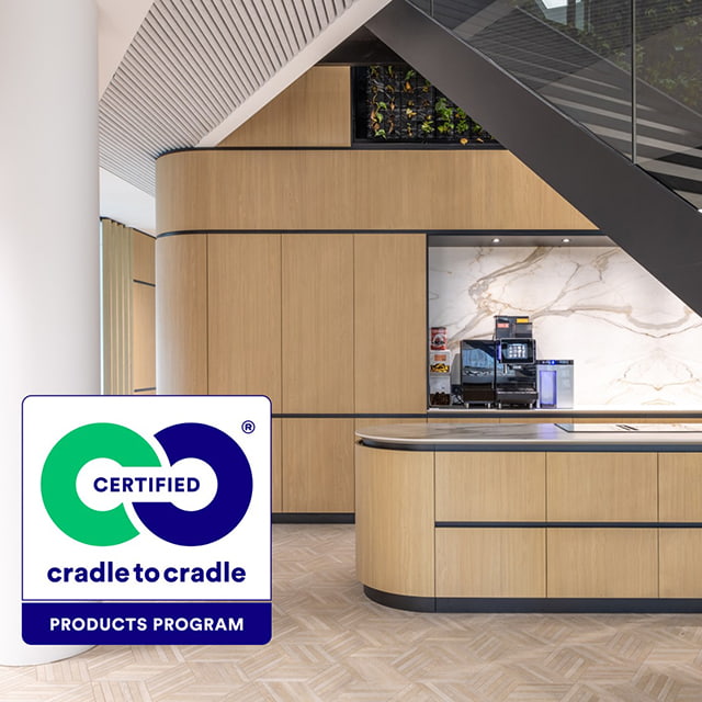 Our panels are cradle to cradle cerfitied